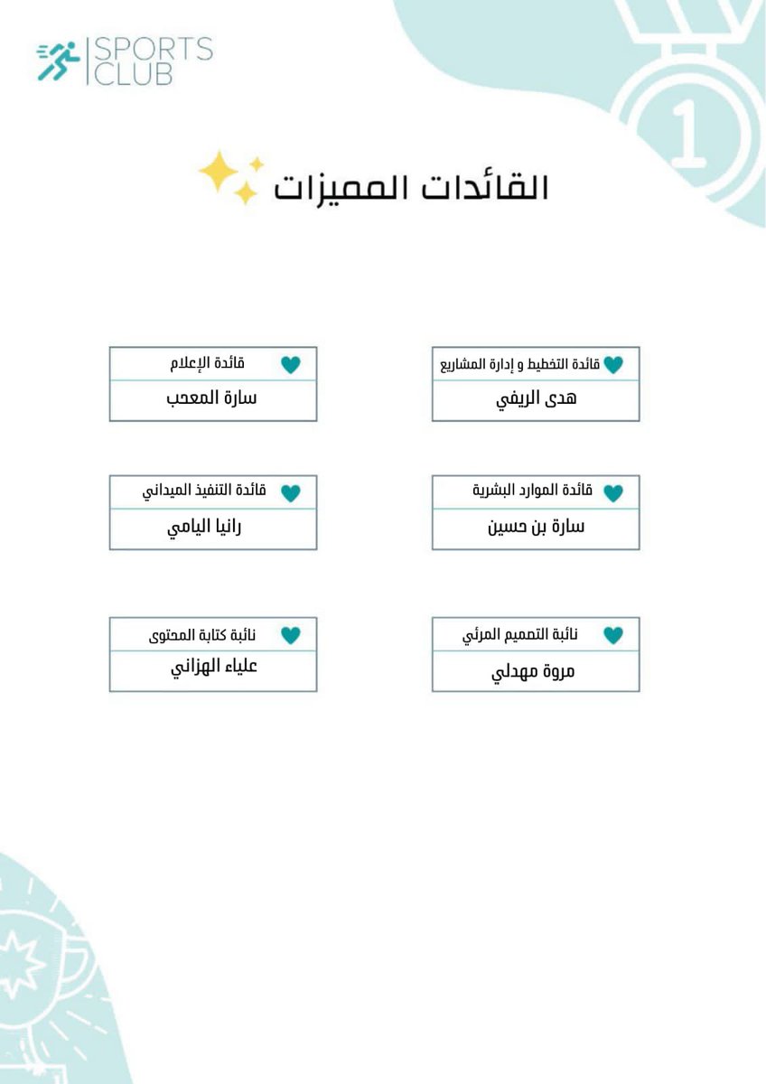 sportlclub's tweet photo. متميزون شهر أبريل في النادي الرياضي ✨
 
لكم منا وافر الشُكر على عطائكم الدائم 🤍 https://t.co/EvSZgwFdSU