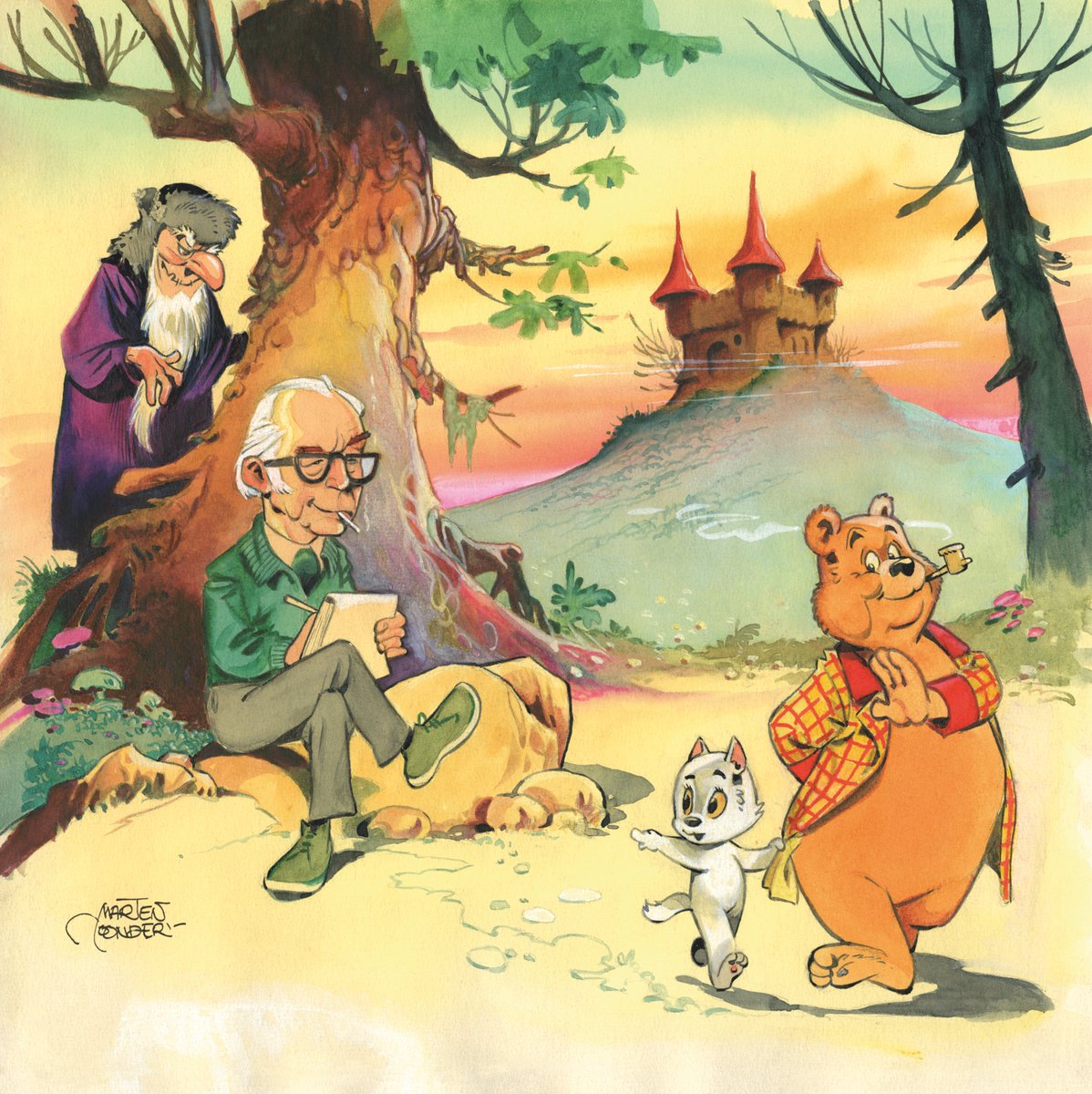 JoraVision's tweet image. LET’S BUILD BOMMELWERELD! 🐻😺 The building has started of the new indoor theme park Bommelwereld. The stories of sir Bommel and the cat Tom Poes form the foundation of this unique story world, that was designed in collaboration between Toonder Compagnie BV and our designers.