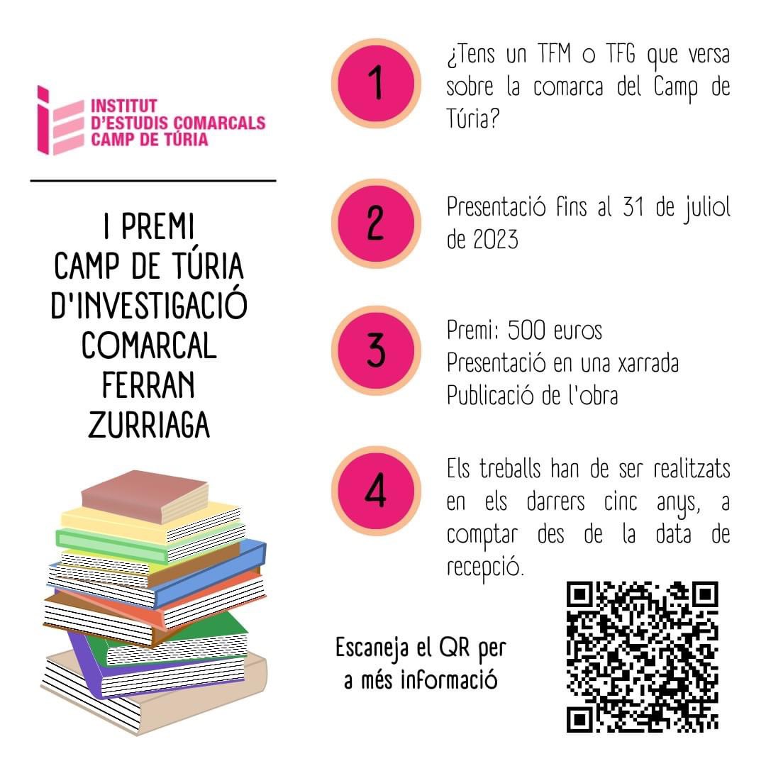 Ens ajudeu a difondre? #IPremiCampdeTúriadInvestigacióFerranZurriaga 

Més informació en idecocampdeturia.com