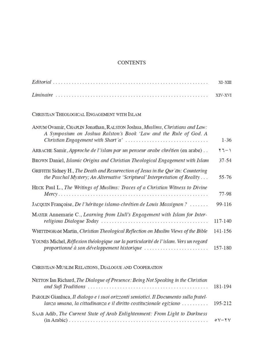 IstitutoPisai's tweet photo. Interesting essays in our latest Islamochristiana 48 with #OvamirAnjum #JonathanChaplin @jbralston #DanielBrown #SidneyGriffith #PaulHeck #AnnemarieMayer #FrançoiseJacquin #MartinWhittingham #MichelYounès on 'Christian Theological Engagement with Islam' https://t.co/QHh2T3KIvf
