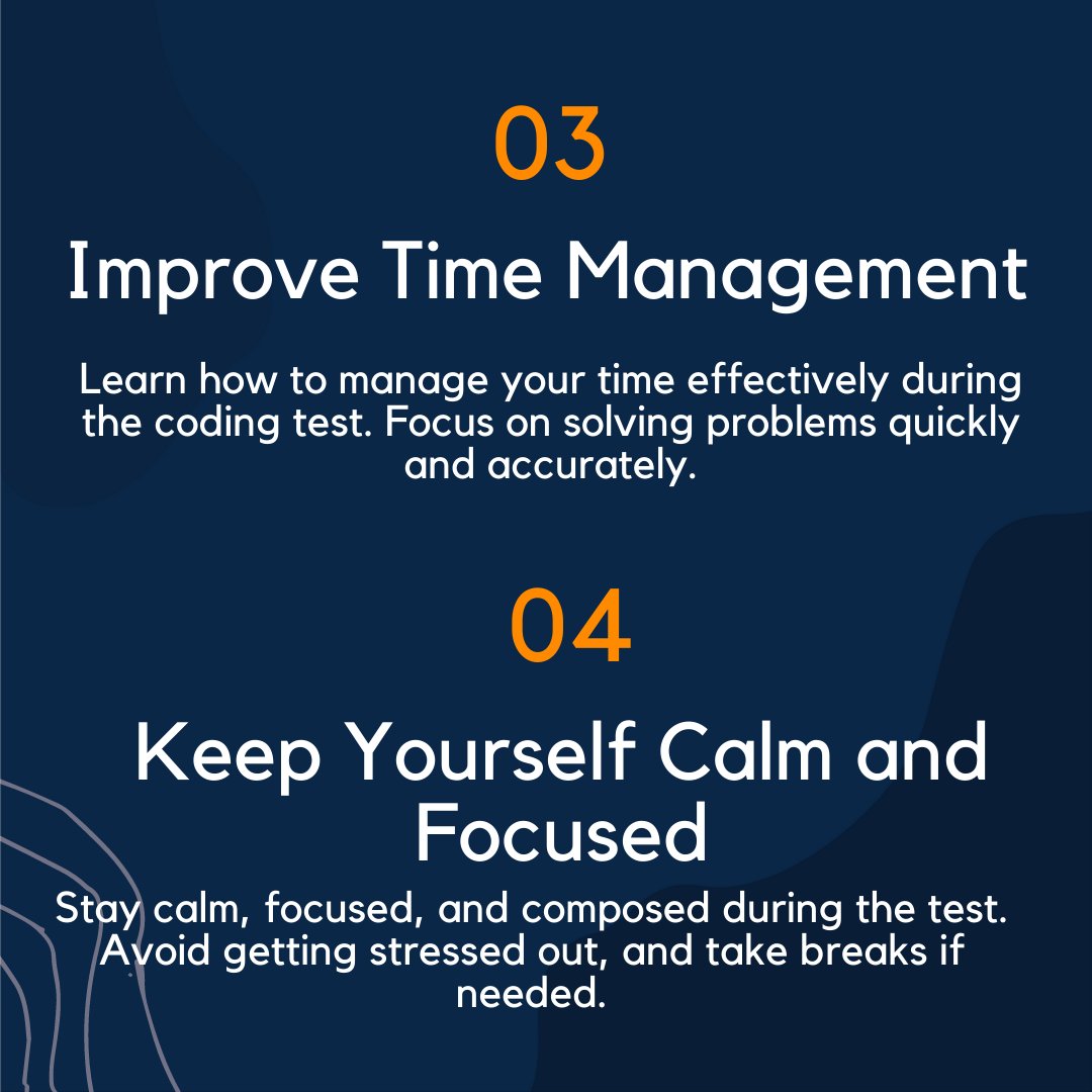 naukriyanjob's tweet image. ❓Are you nervous about coding tests in placements? Don't worry, we've got you covered with these top 4 strategies to prepare! 💪
#codingtest #placementseason #codingskills #timemanagement #practicemakesperfect #techinterviews #jobseekers #careeradvice
#codingtips #codingproblems