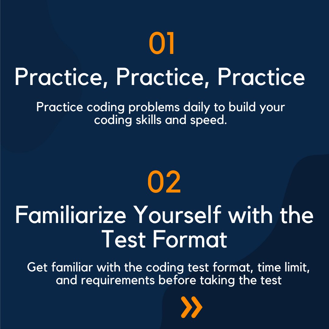 naukriyanjob's tweet image. ❓Are you nervous about coding tests in placements? Don't worry, we've got you covered with these top 4 strategies to prepare! 💪
#codingtest #placementseason #codingskills #timemanagement #practicemakesperfect #techinterviews #jobseekers #careeradvice
#codingtips #codingproblems