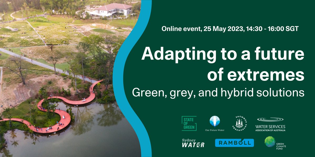 Robert Brears (@robert_brears) on Twitter photo Join the online event on Adapting to a future of extremes: Green, grey and hybrid solutions, hosted by
<a href="/stateofgreendk/">State of Green</a> <a href="/OurFutureWater/">Our Future Water</a> Be part of the discussion! Register here stateofgreen.com/en/events/adap…
#climateresilience #naturebasedsolutions #watersecurity Join the online event on Adapting to a future of extremes: Green, grey and hybrid solutions, hosted by
<a href="/stateofgreendk/">State of Green</a> <a href="/OurFutureWater/">Our Future Water</a> Be part of the discussion! Register here stateofgreen.com/en/events/adap…
#climateresilience #naturebasedsolutions #watersecurity