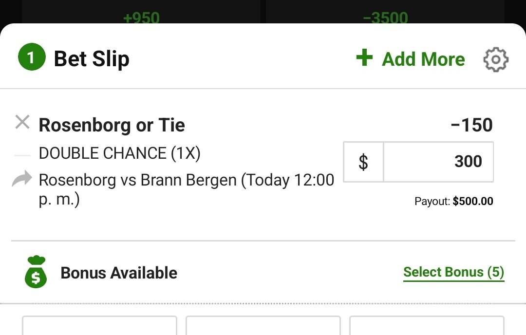 dcbetsodds's tweet photo. 3rd DC of the day ⚽️Norway Eliteserien -- Rosenborf or Draw --- https://t.co/HBCvZBYexU