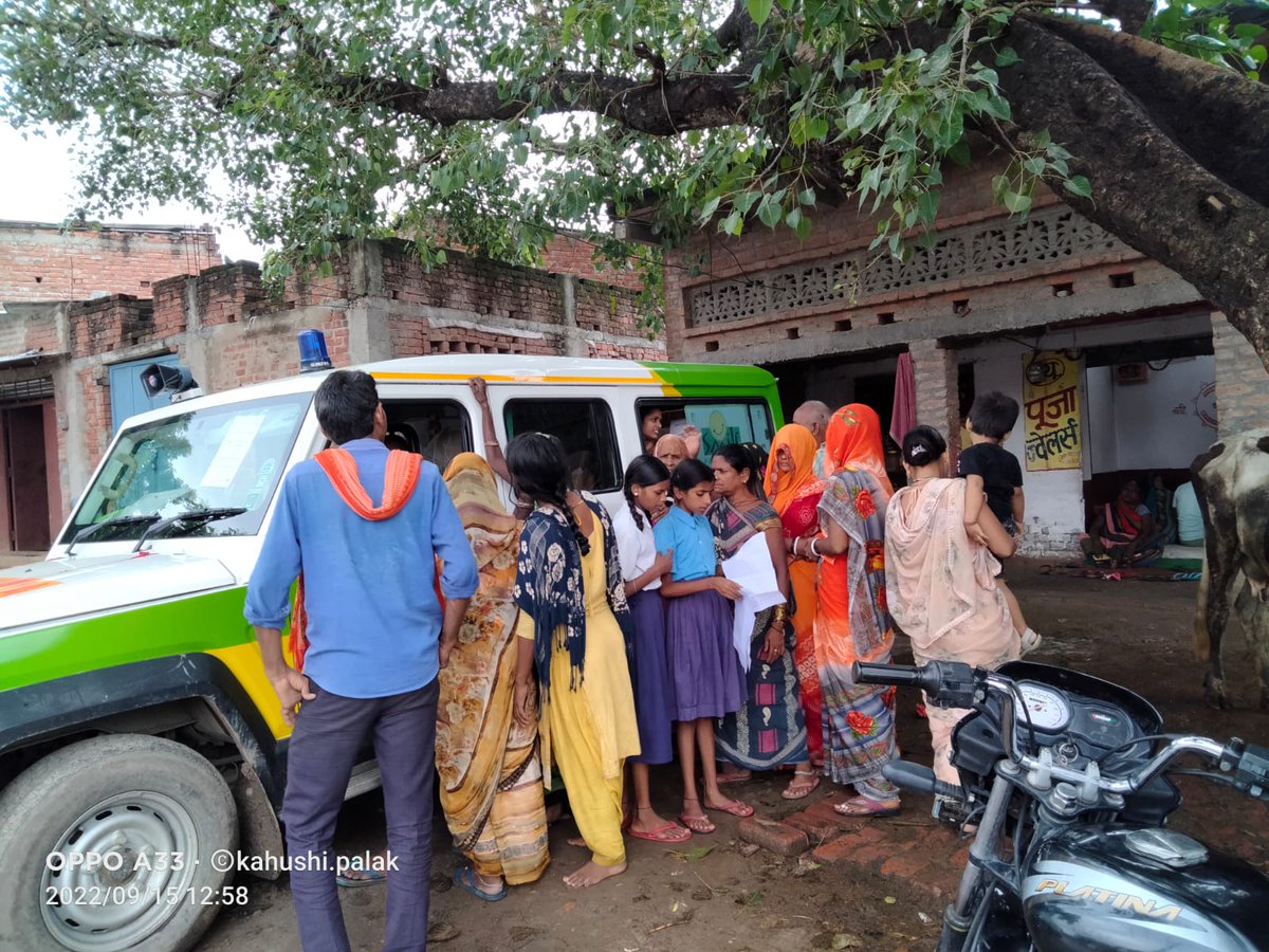 smilefoundation's tweet image. More than 12,800 families from the villages of Buxar, Bihar have received free doorstep healthcare through Smile Foundation’s Smile on Wheels Mobile hospital program.
Know more about our efforts on ground: smilefoundationindia.org/health
#HealthCannotWait #SmileOnWheels…
