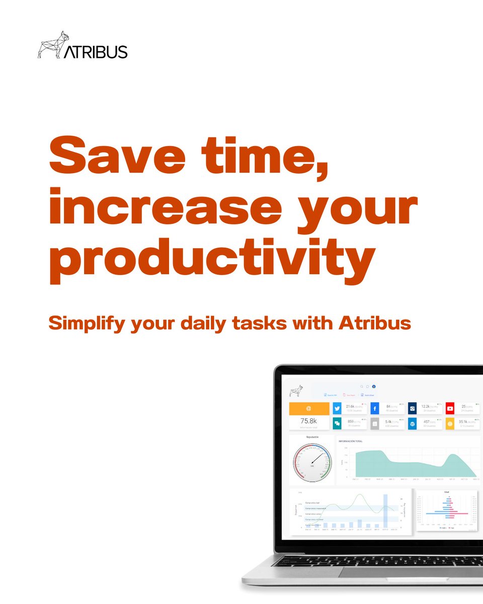 AtribusEn's tweet photo. If every week you spend hours and hours in...⁣
⁣
📈Analyze social networks.⁣
🔥Search for trends.⁣
🗣️Find brand prescribers.⁣
⁣
👉🏻It's time to let Atribus do it for you. Don't spend more time on it than necessary!⁣
⁣
Leave it in our hands and increase your productivity 🔛 https://t.co/tCSKRwoJ0N