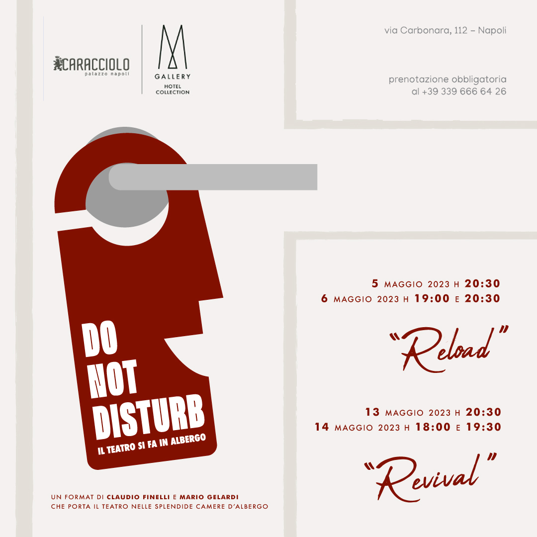 torna #donotdisturb, il teatro in albergo.
con <a href="/giovannasannino/">Jessie Addington</a> e @gaetanomigliaccio.