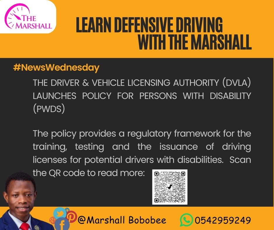 Miz_Muzu's tweet photo. Hello there!
It's News Wednesday!
#LearnDefensiveDrivingWithTheMarshall
#TheBestSafetyDeviceIsTheMotorist
#Corporate&IndividualDriverTraining
#TheMarshallDrivingConsult
#NewsWednesday
Like, Comment and Share! https://t.co/Imwj2rA1xr