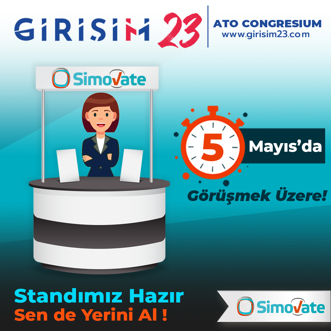 Geri sayım başladı! ⏰

5 Mayıs Cuma günü ATO Congresium’da gerçekleşecek olan Girişim 2023 fuarında sizleri de aramızda görmekten mutluluk duyarız. 🔔🔔

#Simovate #Simovateam #TİM #TEB #TimTebGirişimEvi #VR #VirtualReality #Sanalgerçeklik #Simülasyon #Simulation #AR