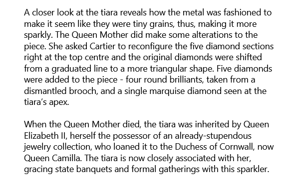RobinLynnKing2's tweet photo. #EverythingRoyal #RoyalTiara
In 1942, the renowned society hostess Dame Margaret Helen Greville, passed away.
An extremely wealthy lady deprived of having children of her own, she bequeathed her fabulous jewelry collection to Queen Elizabeth (later the Queen Mother). https://t.co/6CzEQeFprG