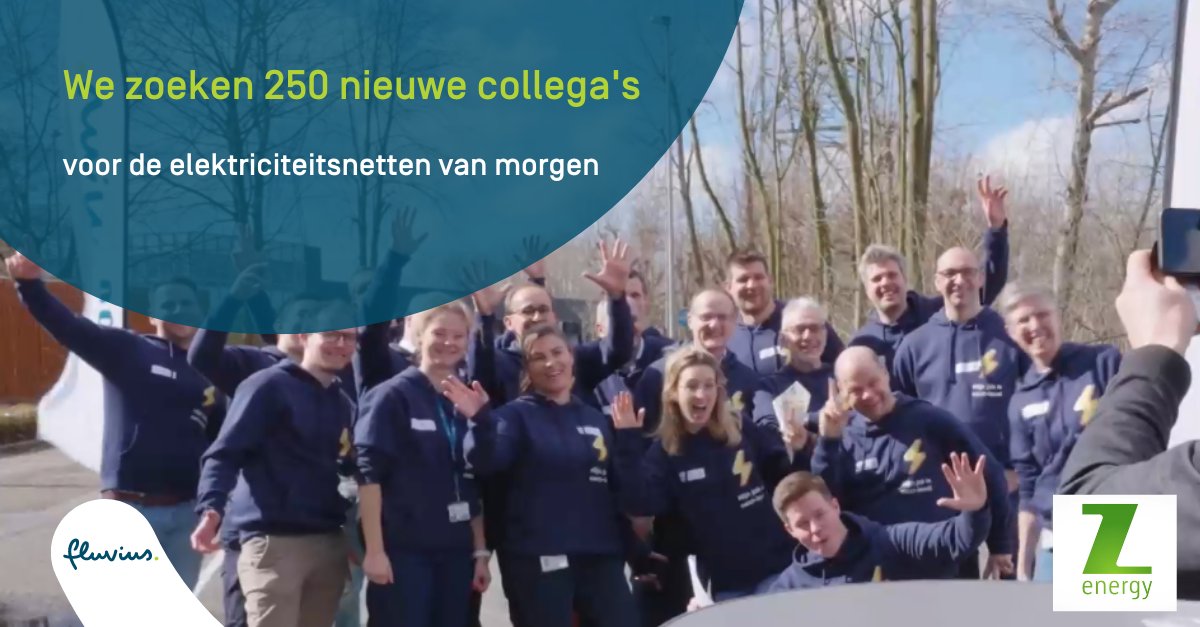 Fluvius_be's tweet photo. Fluvius was gisteren op @KanaalZCanalZ. Om de elektriciteitsvoorziening klaar te stomen voor de toekomst, zal Fluvius tot 2032 vier miljard euro extra investeren in de Vlaamse netten. Daarom zoekt Fluvius de komende twee jaar liefst 250 nieuwe collega’s.
https://t.co/tQPmRYWHVa https://t.co/IsazseGRzw