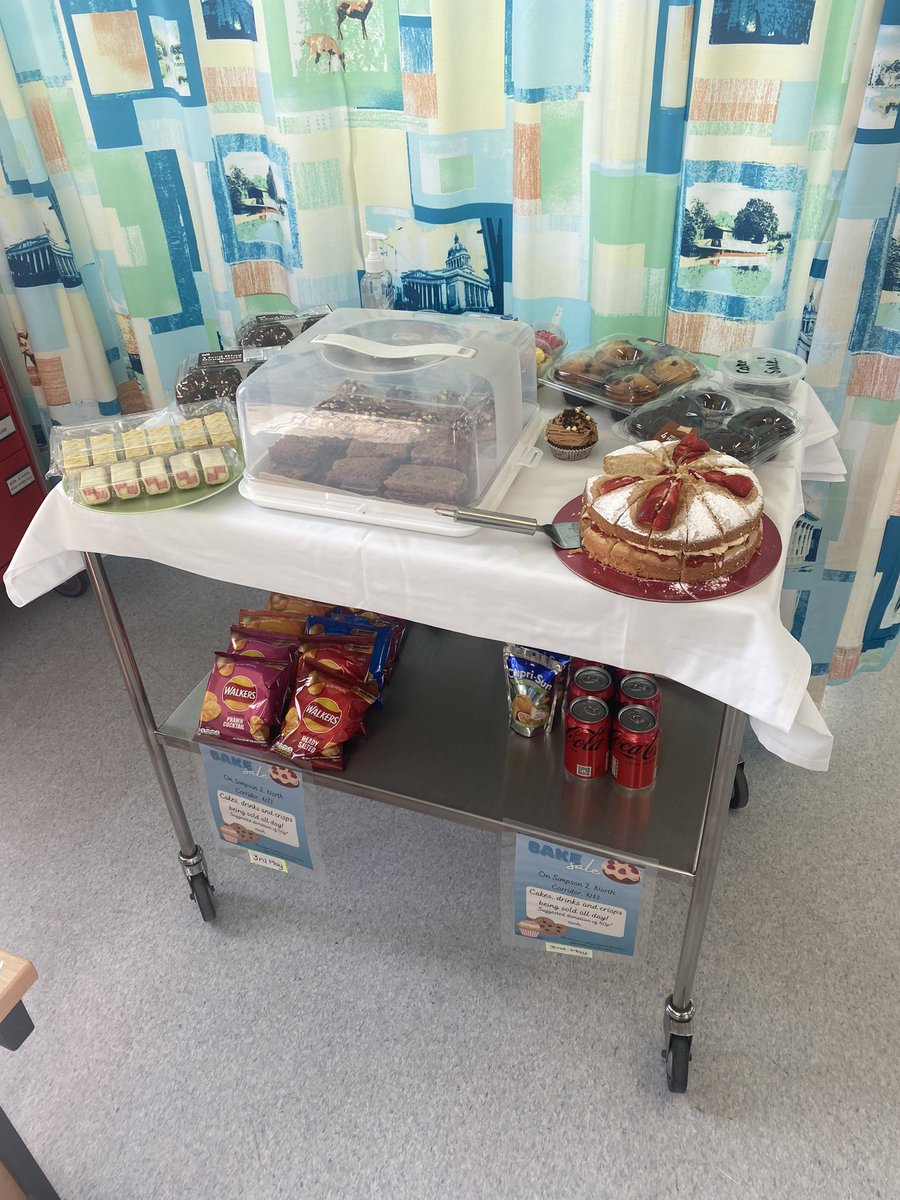 Cake sale on Simpson 2 today ❤️
