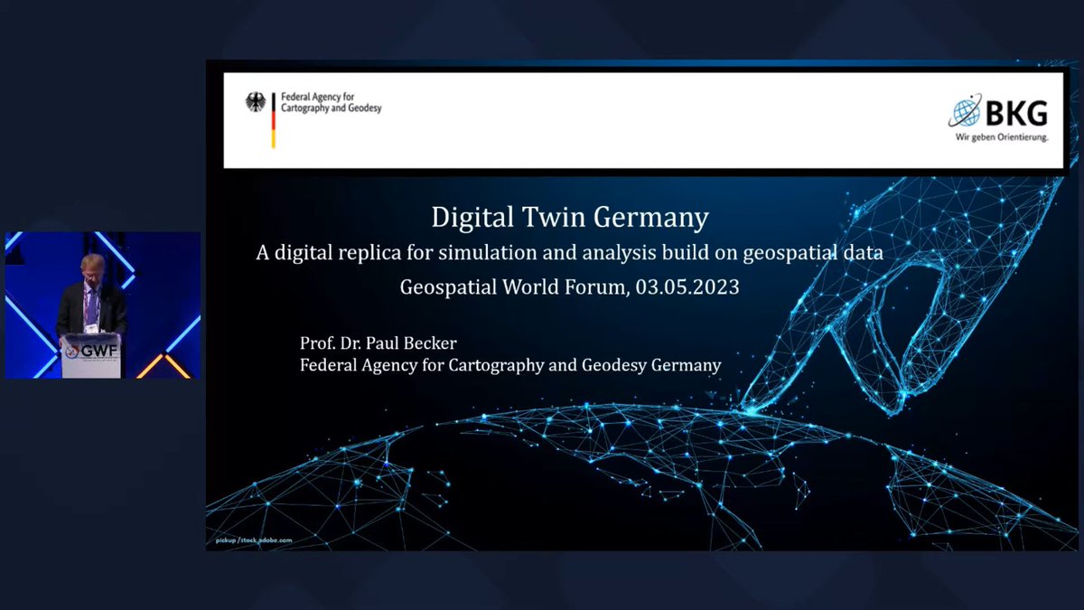 #GWF2023 | Geospatial World Forum 2023 Day 2 begins with an interesting plenary session on how "Geospatial Infrastructure &amp; National Digital Twins", will play a significant role in achieving national priorities &amp; ensuring #sustainable #development. #GWF #DigitalTwins #geospatial