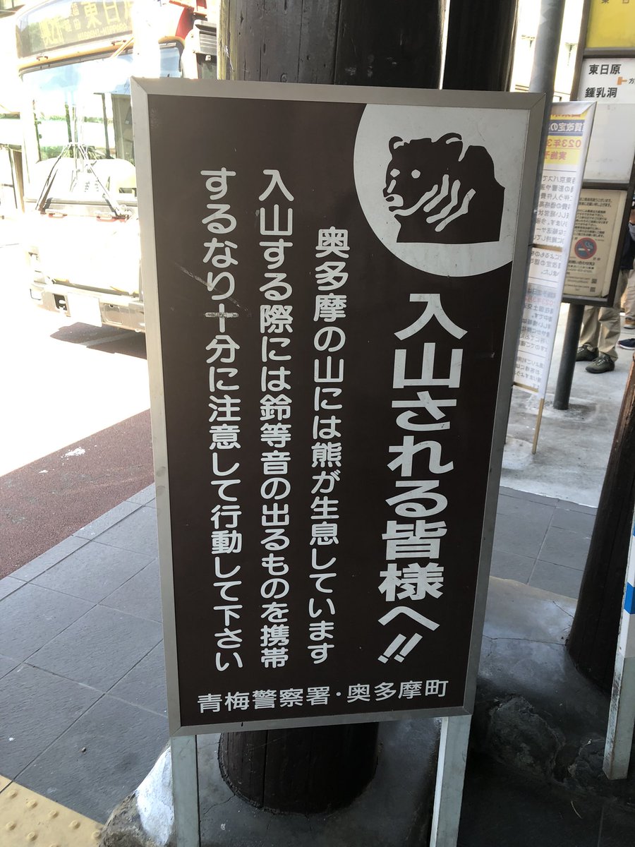 実は東京都にも熊が出るよ…!