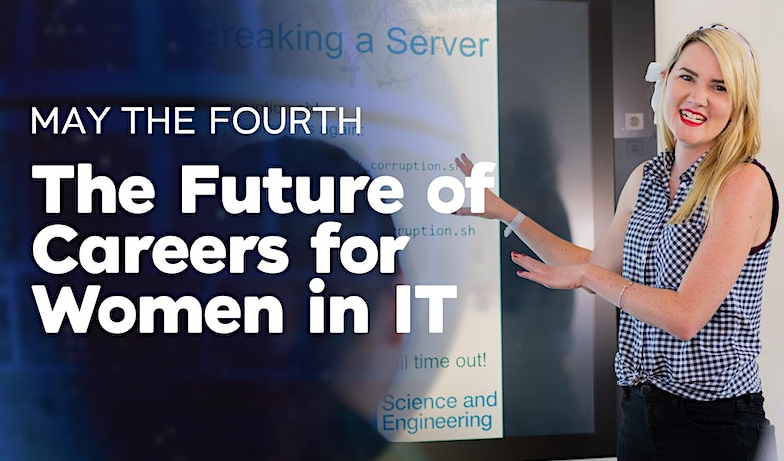It's not too late to register for tomorrow's slightly #StarWars themed #QUT #MaytheFourth Future of Careers for Women in #IT event! Learn about the latest trends in the IT industry &amp; discover how to carve out a successful career in this field REGISTER: bit.ly/42iuhxv