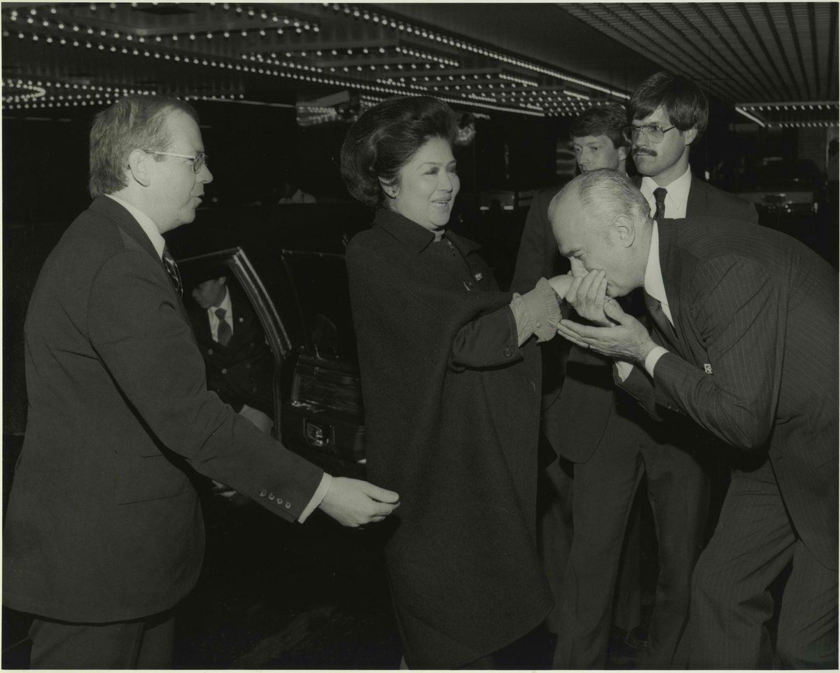 SaltAndReality's tweet photo. Imelda Marcos had 3 residences &amp; 4 bldgs in New York but prefers to stay in a $1,700/night suite in luxurious Waldorf-Astoria Hotel. She tips each encounter w/ a staff $100 &amp; orders $1,000/day on fresh flowers for her room. Imagine all the hungry children that can be fed w/ that. https://t.co/S7BxFwfuDR