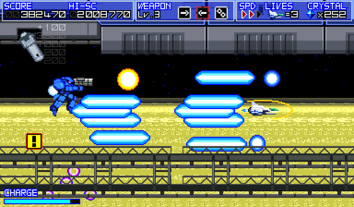 Terarin55's tweet image. ハイスピード横スクロールＳＴＧ！「Terra Flame（テラフレイム）」好評発売中！

音楽はHIROKKEY（@hirokey1974）さん、FM音源のチップチューンアレンジは椎葉たく（@shiiba_taku）さんに作成頂いています

eShop
store-jp.nintendo.com/list/software/…

PV
youtube.com/watch?v=Bgk97x…

#NintendoSwitch #TerraFlame