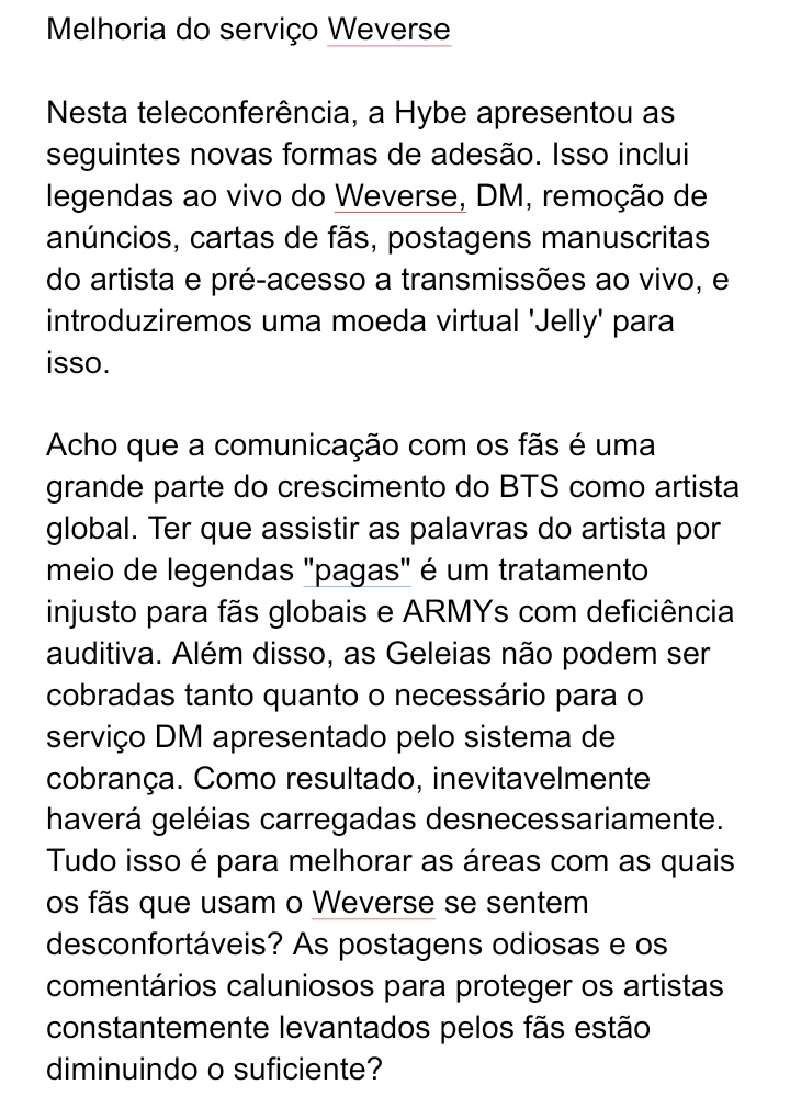 saintlaurentjjk's tweet photo. tradução da carta aberta do k-army para o fandom internacional e a explicação das TAGs. (a carta original vai estar no segundo tweet.) 

#NoDynamicPricing
#하이브티켓값뻥튀기반대 https://t.co/f8VVUZxzuO