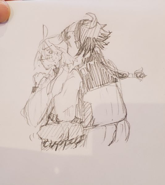 ミオリネ「ミオリネさんの下着が気になったのはあの制服だったらパンツラインでないのかなって純」|なべ@夏コミ土曜 東ノ 25aのイラスト