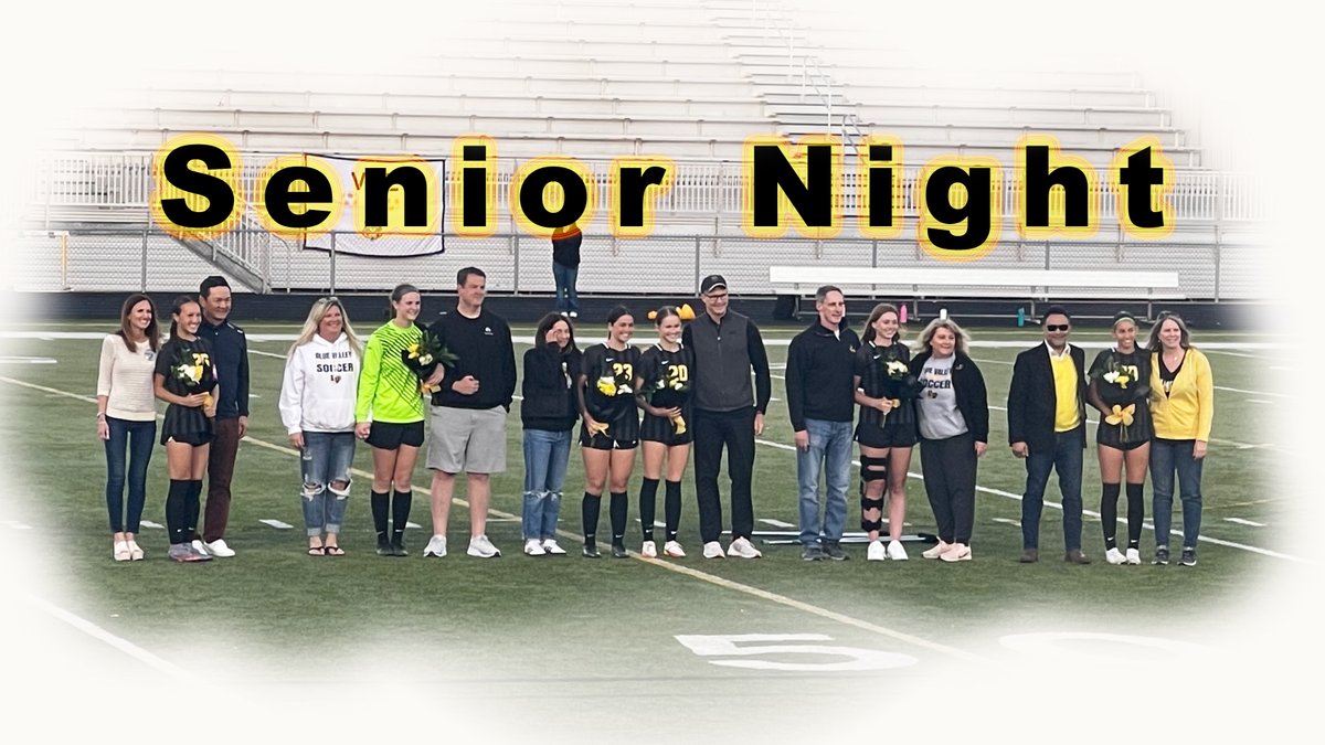 BVHSSoccerGirls's tweet photo. Senior night ends in a 2-1 win over BVSW during second OT. The Tigers played strong!

⚽️🅰️ Mia Yang @_MiaYang_ 
⚽️ Calle Sartino @CalleSartino https://t.co/6MFSL6cugc