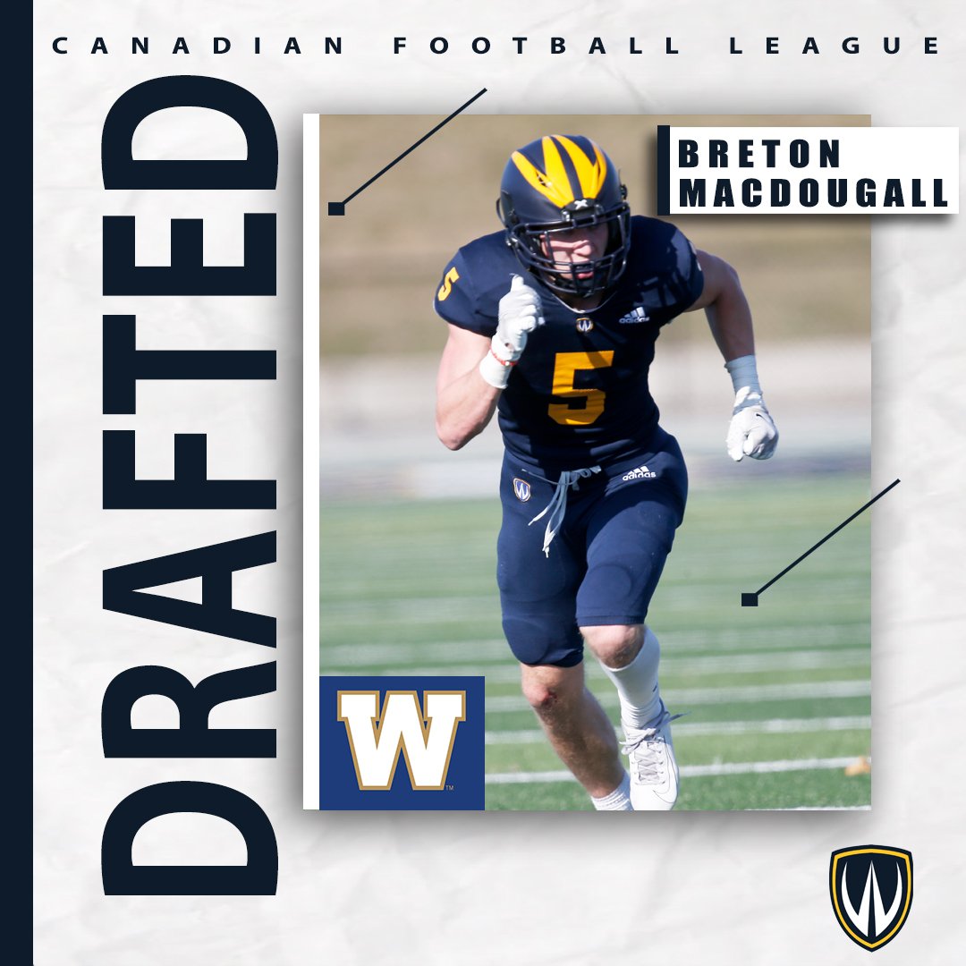 Windsor Lancers on Twitter: "Congratulations to Lancer Football DB Breton  MacDougall on being drafted No. 53 overall in the CFL draft by the Winnipeg  Blue Bombers! #CFLDraft #LancerFamily #WSR https://t.co/9erl4n6w0G" /  Twitter