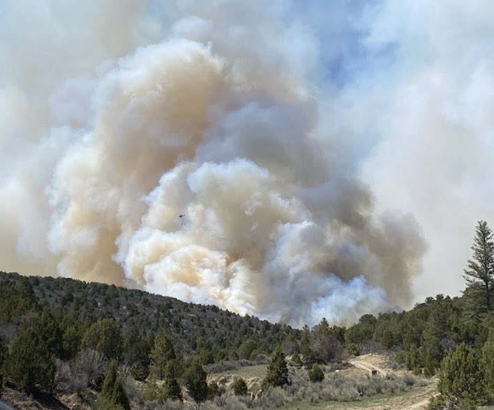 rifcdispatch's tweet photo. #usfsFNF, #FFSL and supporting resources completed ignitions in Unit 7 of #OldWomanSouthRx, with 500 acres burned. To-date, about 1,700 acres of mosaic burning have been completed on the project. #FuelsProjects #UtahSharedStewardship #UtahWRI #CentralUtah https://t.co/72RGzMp5lK