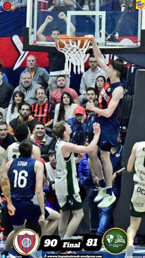 #LigaNacional ⛹️‍♂️ [Permanencia]
[FINAL en Boedo]
<a href="/CASLABasquet/">CASLA Básquet</a> (90)
<a href="/Atenas_oficial/">Asociación Deportiva Atenas</a> (81)

San Lorenzo se llevó el 2do punto de la serie con entrega actitud y efectividad y viaja Córdoba con tranquilidad

#35 <a href="/pajaro35marin/">federico Marin</a> 24pts 
#12 <a href="/FacuRutenberg/">F®️</a> 15pts 
#4 Lucas Pérez 13pts 9as