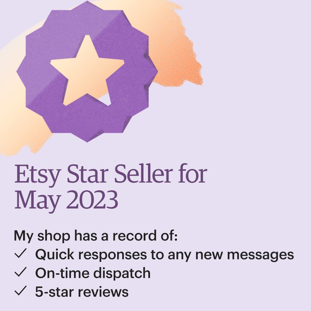 CraftToCart1's tweet photo. I’m a Star Seller on Etsy this month! That means you can purchase from my Etsy shop knowing I have a record of providing an excellent customer experience. https://t.co/9Pj3xRu5sA #EtsyStarSeller https://t.co/NPId3DRIuB