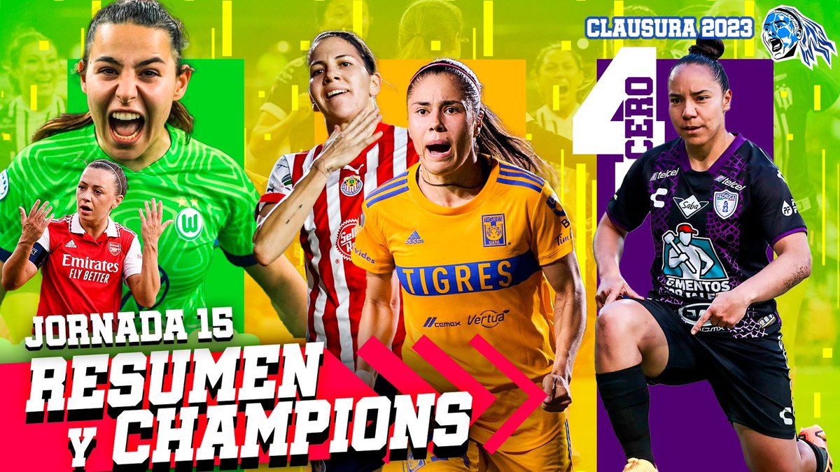 CancherasMX's tweet photo. Lista la final de la Champions League 🏆 Hermoso y @CharlynCorral por el título de goleo ⚽️ @AmericaFemenil en caída libre y todo lo acontecido en esta jornada 15 de la @LigaBBVAFemenil
Mira el video 👉🏼 https://t.co/wEK9X6prxa https://t.co/lJ2mgTynYR