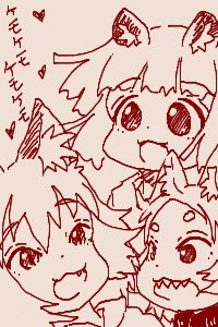 ちかごろのらくがき1 ダンジョン探索