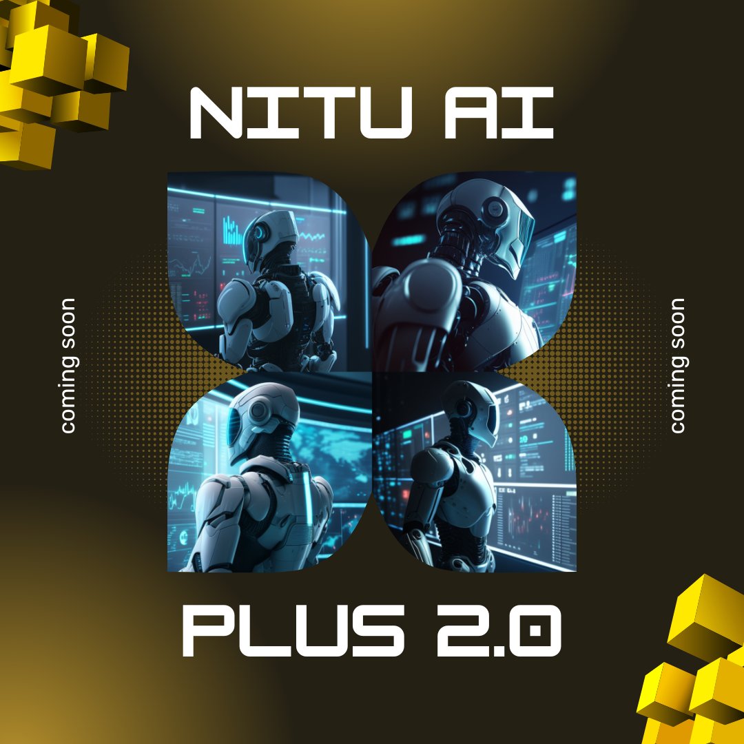 NituDefi's tweet photo. #UPDATE
1/
With the market stretching larger wave amplitudes, we will launch Nitu AI Plus 2.0 with response to news events and larger waves of the market.

Nitu AI Plus 2.0 is upgraded from version 1.0 and added trading function according to WAVE-RR method https://t.co/jjiMx6pFBd