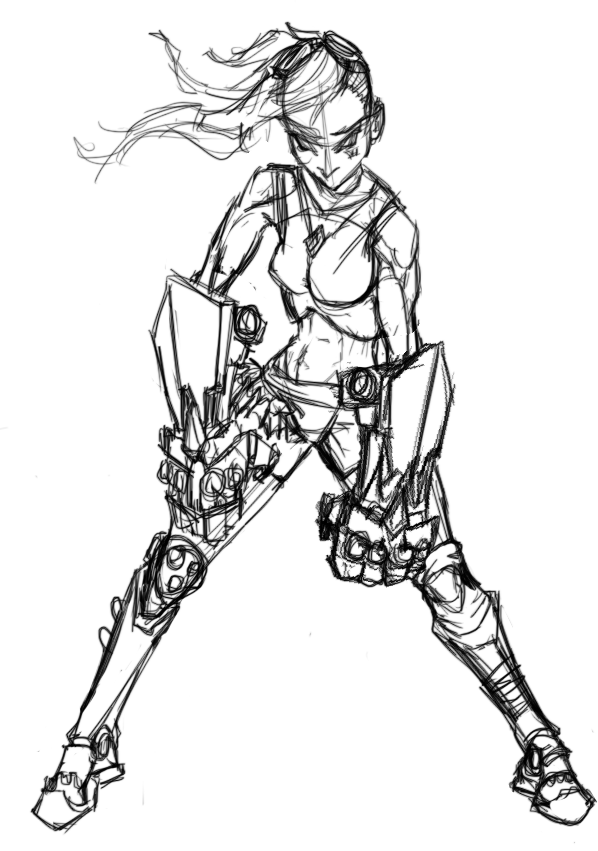 Devoxity's tweet image. Quick Vi Fan sketch