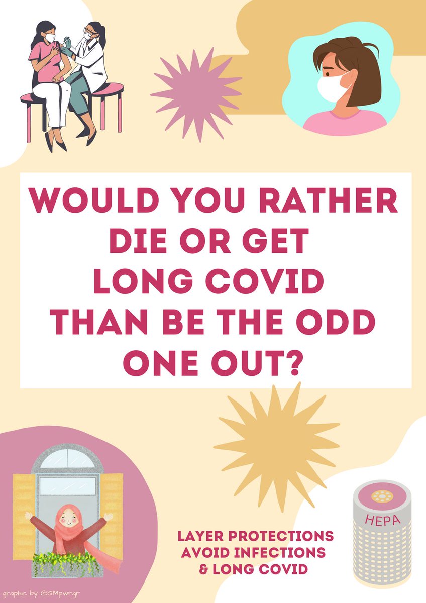 Amended wording*

With thanks to @RageSheen for the (paraphrased) quote inspiration 🙏 

What if the odd ones out are the only ones left standing?

What if conformity is a silent killer?

Health > popularity or conventionality 

#VaccinesPlus
#CleanAir