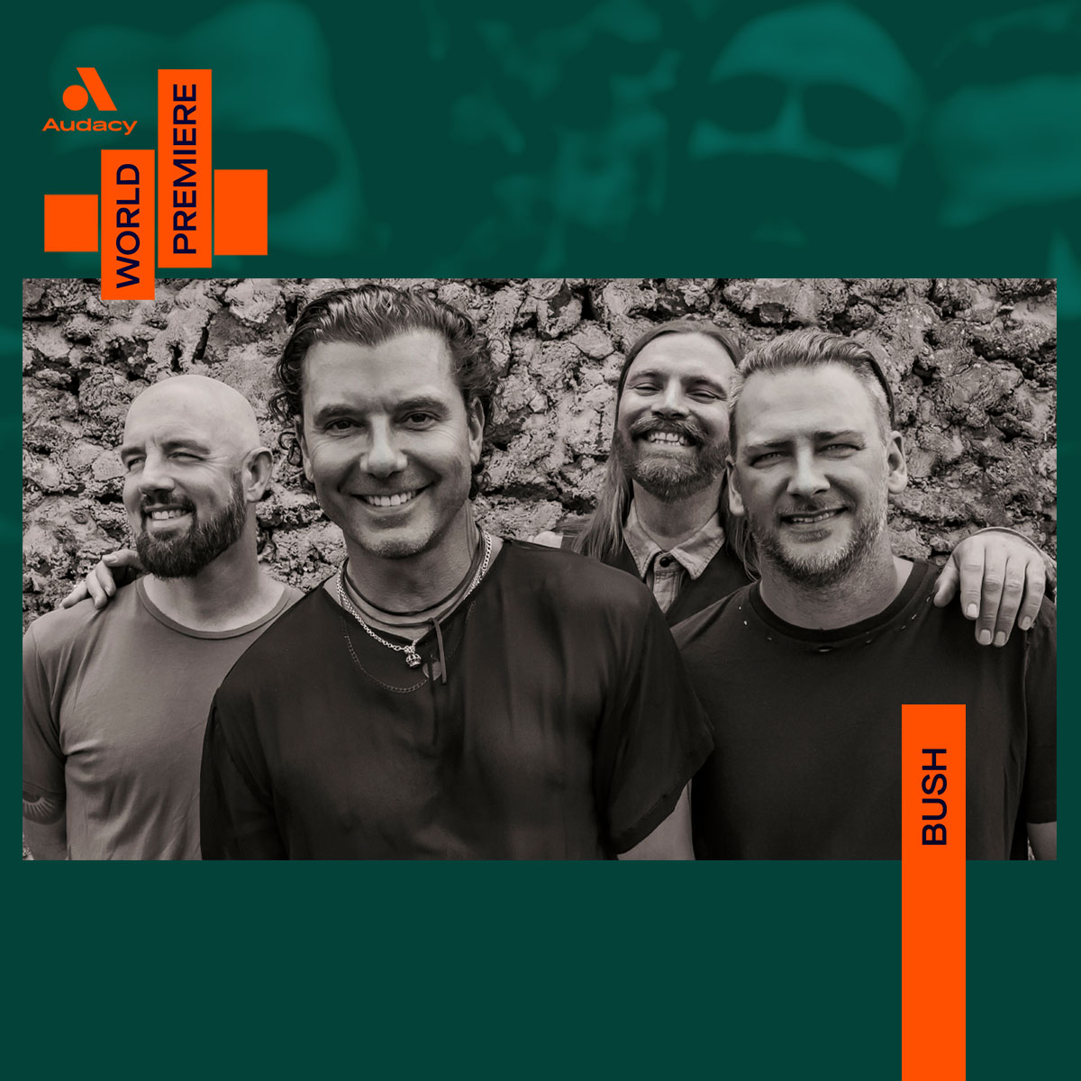 Audacy's tweet photo. We have the World Premiere of @bushofficial’s new track, #AllThingsMustChange! 🖤

🔊 Turn up the volume + tune in: https://t.co/ZJzWFnJb6s https://t.co/TNCQQB7PbZ