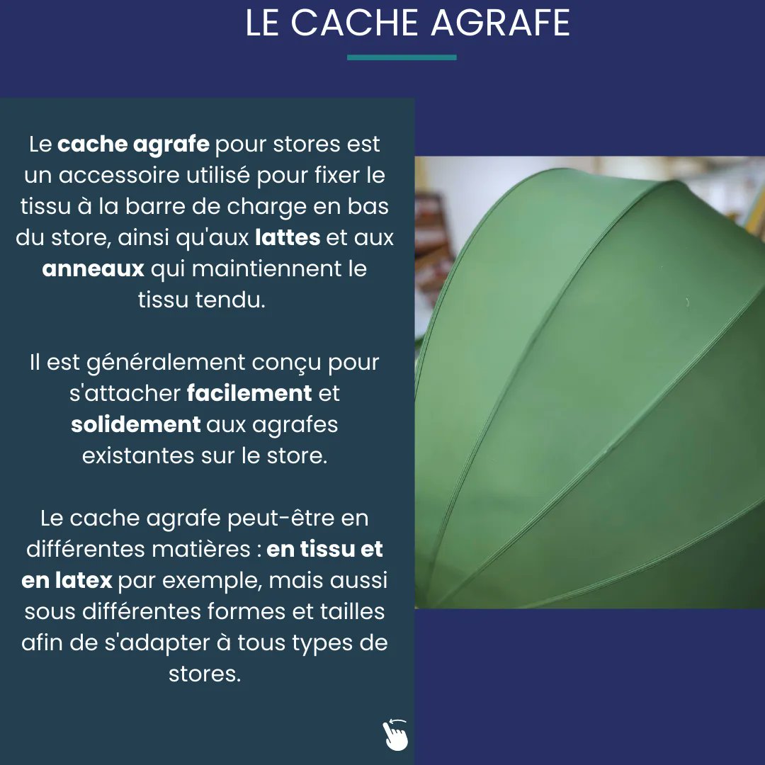 MFConfection's tweet photo. Un nouvel accessoire dans la boite à out’ ! 

Il s’agit du cache agrafe.😊

#MFC #protectionsolaire #toiles #frenchfab #madeinfrance #definition #storistes https://t.co/Jt6BfBaaWF