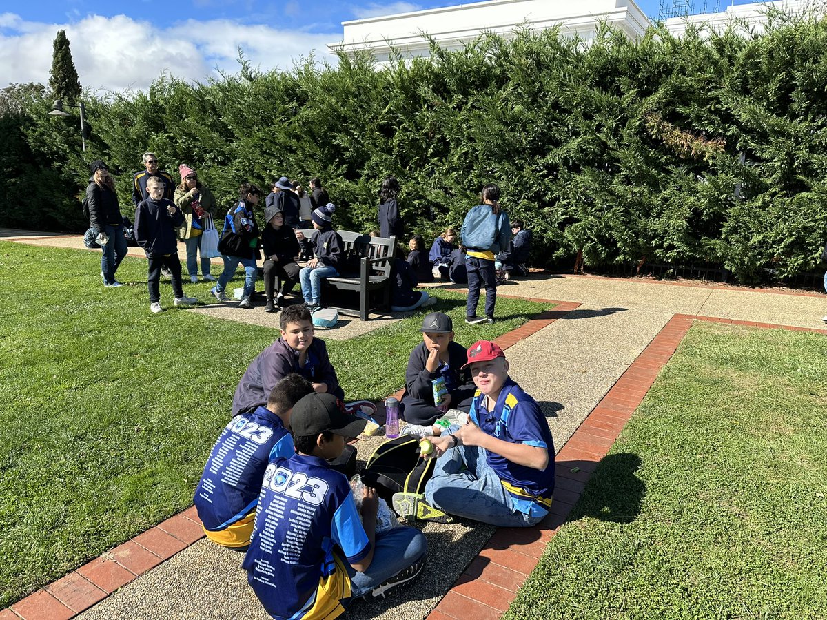 Lunch in a sunny but cool Canberra!
