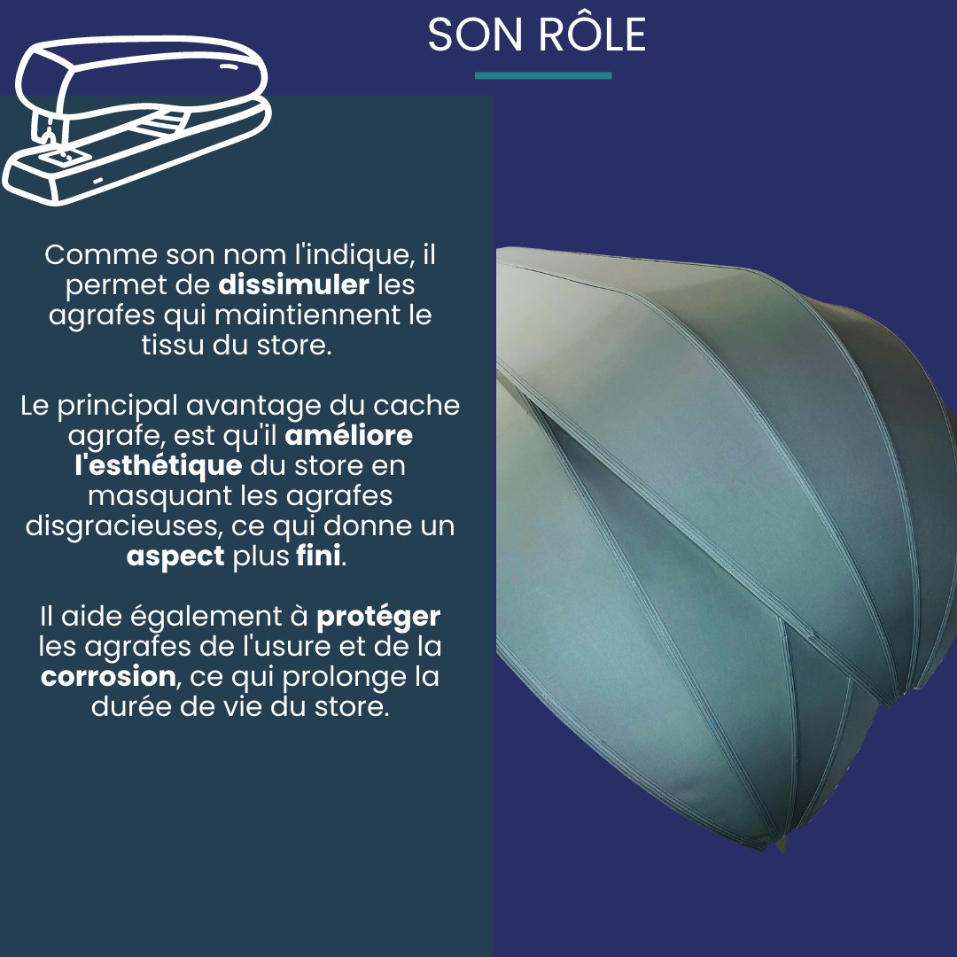 MFConfection's tweet photo. Un nouvel accessoire dans la boite à out’ ! 

Il s’agit du cache agrafe.😊

#MFC #protectionsolaire #toiles #frenchfab #madeinfrance #definition #storistes https://t.co/Jt6BfBaaWF