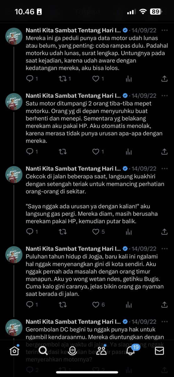 nksthi's tweet photo. Halo @PoldaJogja, pasti tau lah ya titik-titik yang sering dipake nongkrong mereka ini. Karena nggak jauh dari tempat mereka nongkrong ada kantor polisi juga.

Kira-kira polisi berani nggak ya nertibin mereka? Mari kita lihat 7 hari ke depan ~ ☺️ https://t.co/NgJyjvDsrM