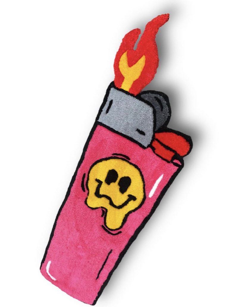 SpeakYaTweet's tweet image. Custom Trippy lighter 🥰♥️
#customRug #trippy #lighter