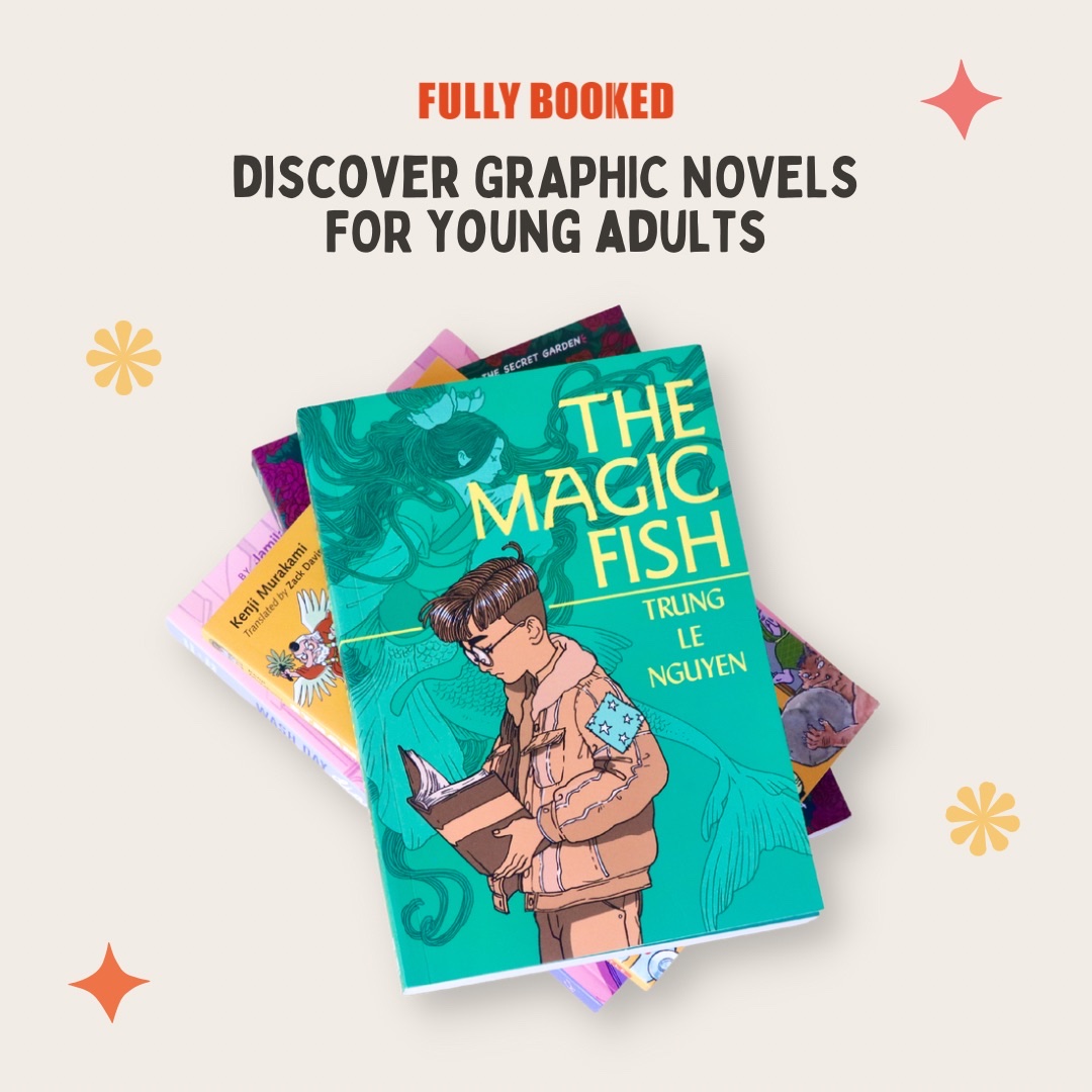 _FullyBooked's tweet photo. As we get closer to #FCBD2023atFullyBooked, we're highlighting a few graphic novels that are worth checking out.
While real life isn't a fairytale, Tien still enjoys reading his favorite stories and sharing them with his parents.
#TheMagicFish 🐟 https://t.co/CCi1OmnRuU