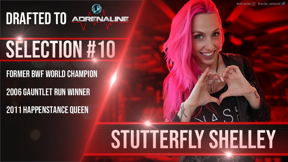 Limitless Wrestling (@limitless_lw) on Twitter photo Adrenaline's tenth pick is the woman who brought the BWF International Title to Limitless Wrestling. Her career spans nearly two decades, but she isn't finished yet!
Samara Starling's #10 draft pick for #Adrenaline is... <a href="/StutterflyKS/">๐พ๐๐๐๐๐๐๐๐๐ Katie Shelley</a>!!! Adrenaline's tenth pick is the woman who brought the BWF International Title to Limitless Wrestling. Her career spans nearly two decades, but she isn't finished yet!
Samara Starling's #10 draft pick for #Adrenaline is... <a href="/StutterflyKS/">๐พ๐๐๐๐๐๐๐๐๐ Katie Shelley</a>!!!