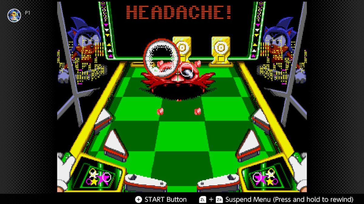 HEADACHE! #SegaGenesis #SonicSpinball #NintendoSwitch