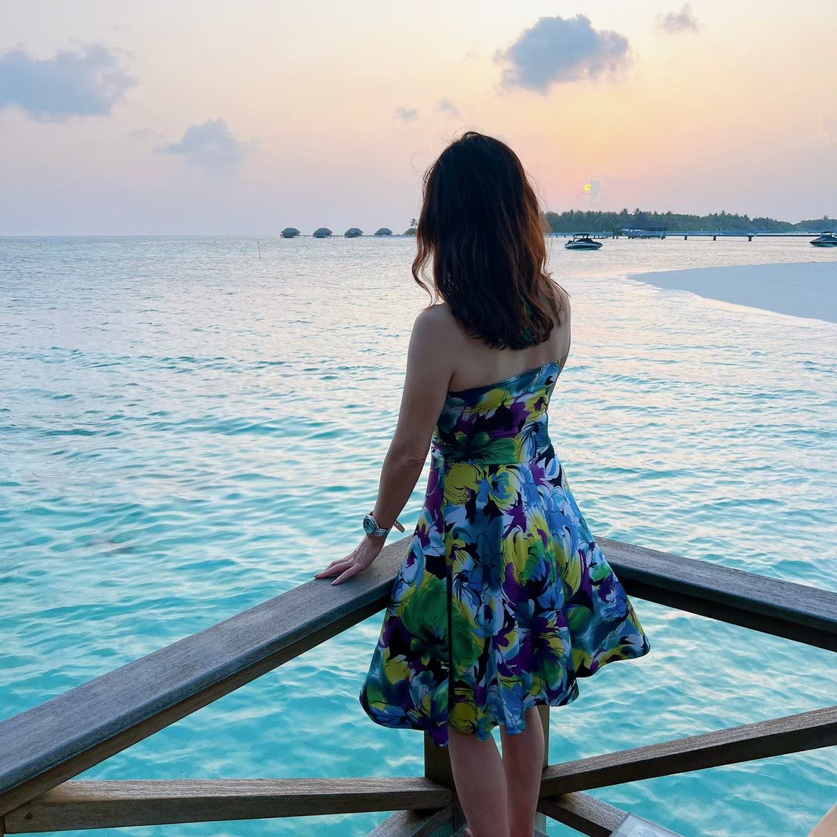 YanaiAyano's tweet photo. 時間がゆったり流れているように感じます🐬
#モルディブ #海 https://t.co/Le3ndJQVS5
