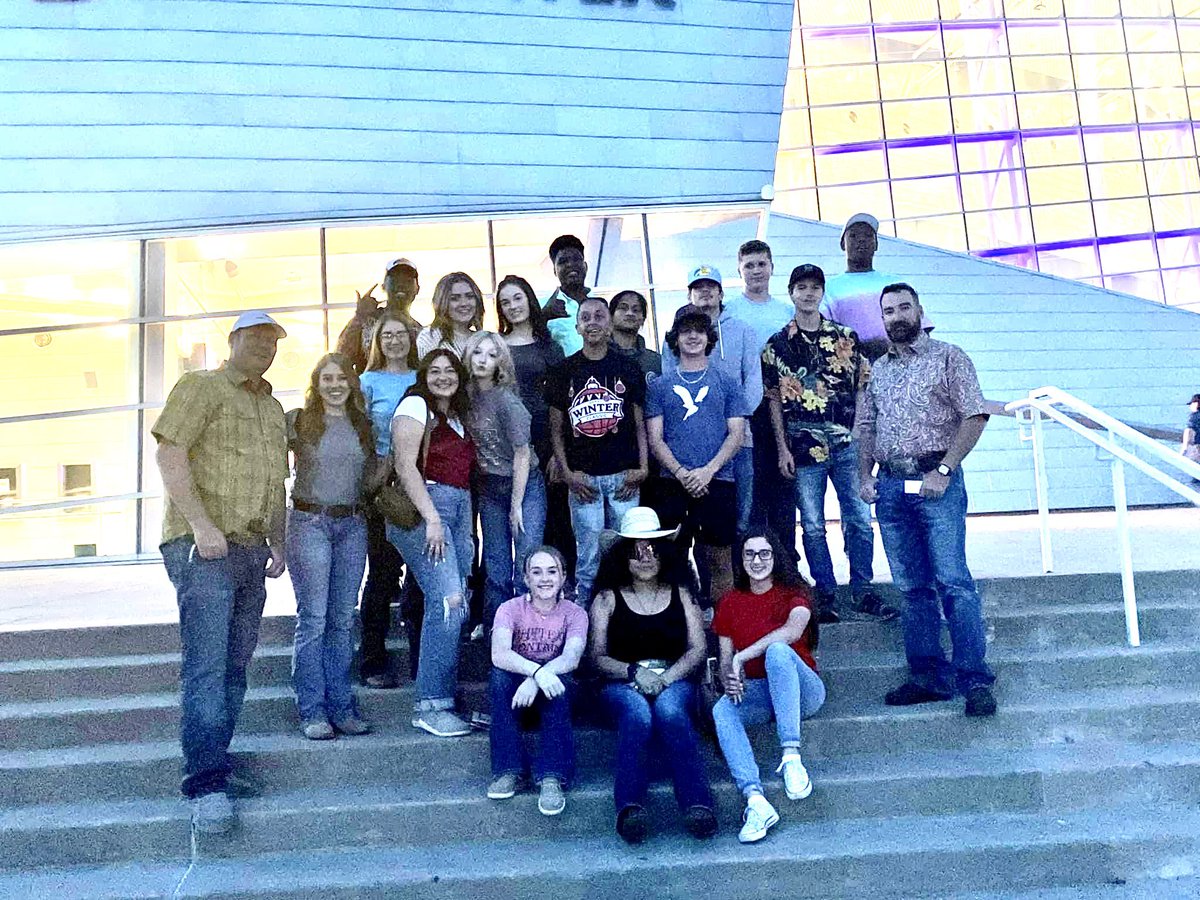 IdabelPublicSch's tweet photo. #ihsFFA #okFFA State Convention 2023! Great group at the Tulsa BOK Center for the State FFA Convention! #ipswarriors #preparingchampions #GOWARRIORS https://t.co/YNcpxiiBNW