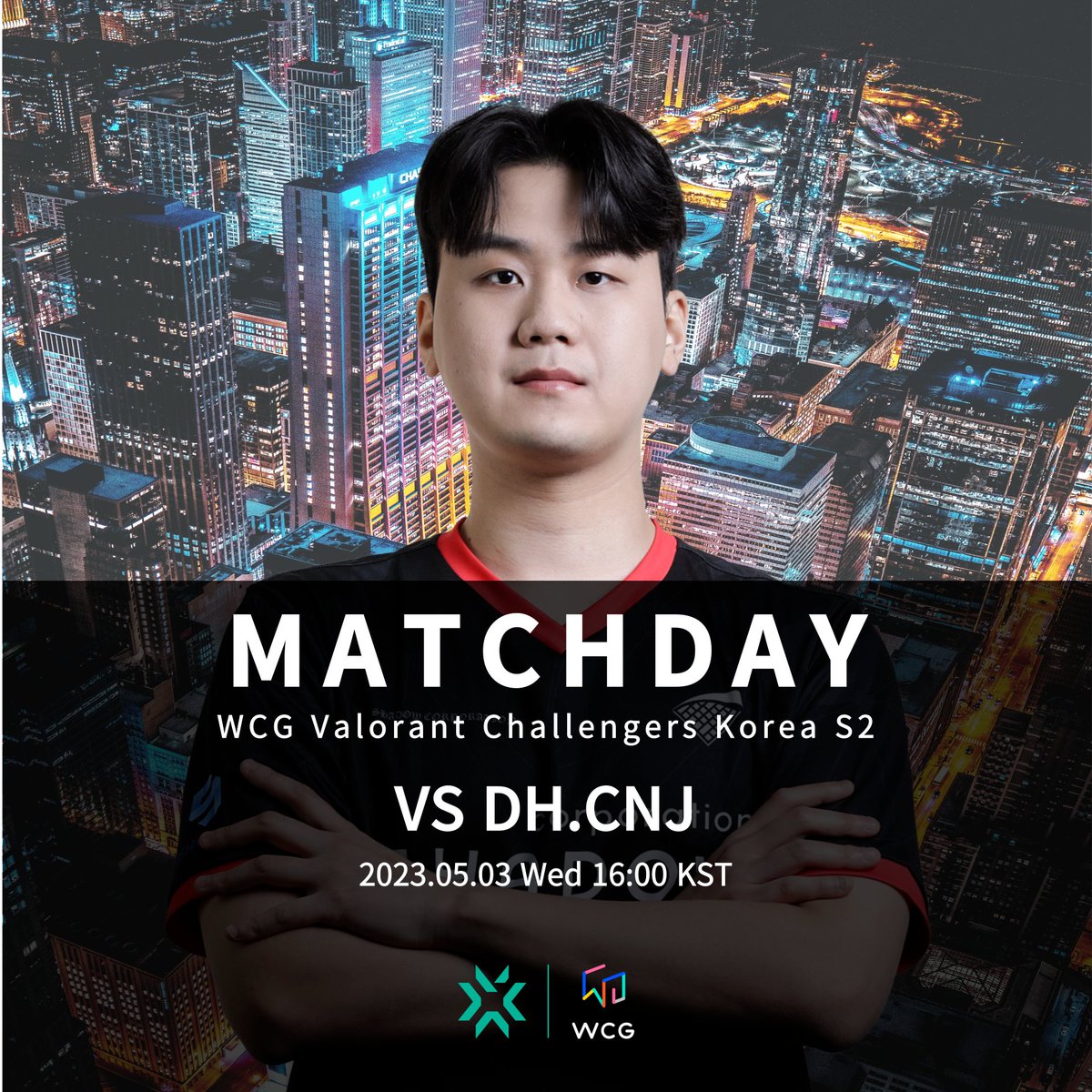 ShadowCorpAgent's tweet image. [2023 WCG Valorant Challengers Korea S2]

MATCHDAY  
vs DH.CNJ
5/3 4PM [KST]  

All the preparations are done. The only thing left is victory.

#Shadowcorp #GJS #GJSWIN #Valorant