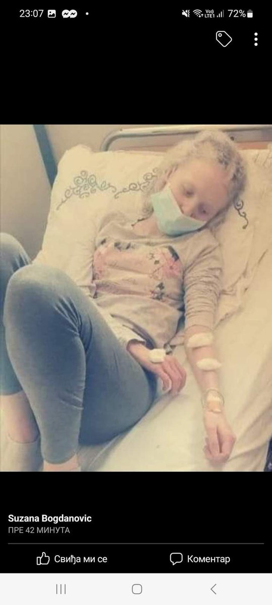 renata_katarina's tweet photo. LJUDI! Ovo dete u bolnici place od bolova! Ima samo 15g i bori se za život! Sestra joj je izgubila bitku sa tumorom,oca je izgubila (tatino srce nije izdrzalo gledajuci i drugo dete kako se pati)! Marija jos ima samo majku i nas! Zato vas sve molim 1233 na 3030 ili bar RT 🙏 https://t.co/UZmDdoQ1PA