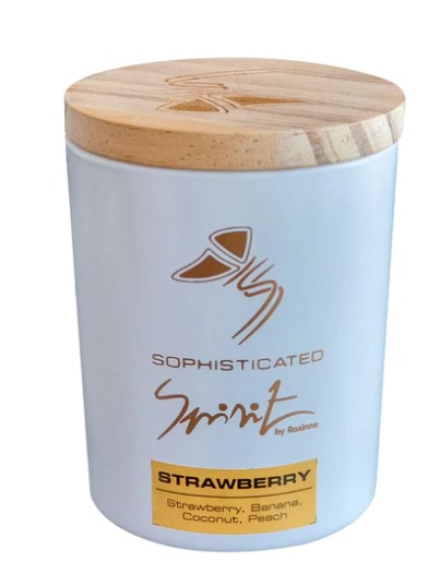 STRAWBERRY | Soy Candle 170g

Blend: Strawberry, Banana, Coconut, Peach.

Scent: A spark of a match and the candle is lit, and with it the room is flooded with joy, happiness..

Book Now:
sophisticandles.com/collections/wh…

#soywaxcandles #handmadesoycandles