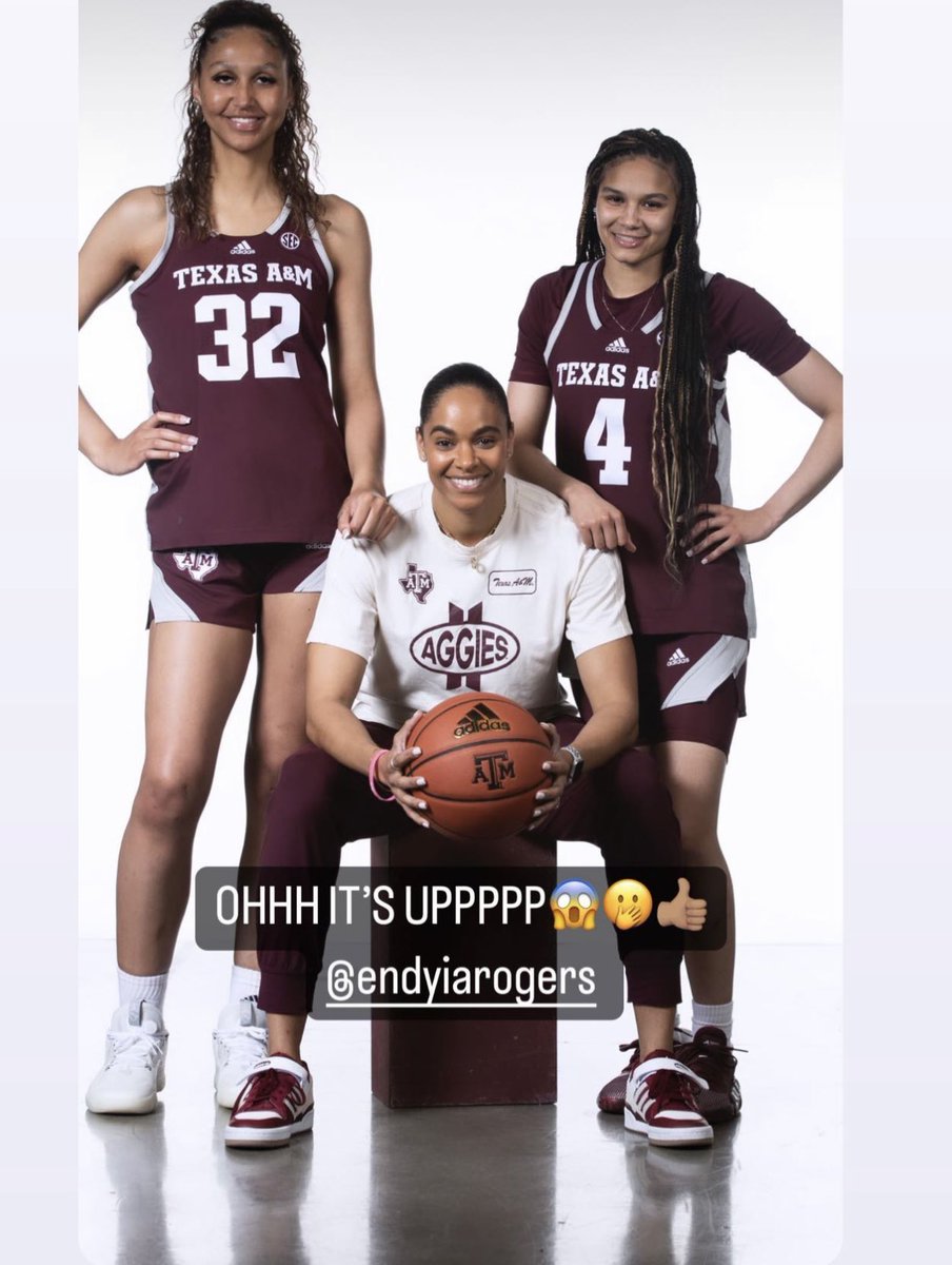 Joni down there making BIG moves in College Station, sheesh!
Janiah Barker
Lauren Ware 

And now Endyia Rogers, goodness! Ok!

The SEC is a arms race, lol!
#gemsinthegym
