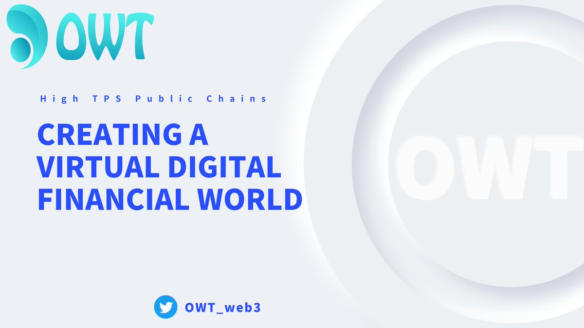 OWT_web3's tweet photo. #OWT establishes a financial system that is more suitable for the development of #NFT ecology, which makes creators, consumers and copyright owners jointly gain revenue.

🪙Therefore #OWT will launch #AMM, high Tps public chain to create a virtual digital financial world. https://t.co/M2mtcPMQZO