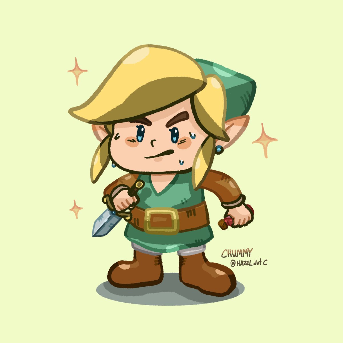hazeldotc's tweet photo. Link in distress โจ๐งโโ๏ธ
#illustration #drawing #art #sketchdaily #doodle #digitalart #digitalpainting #digitaldrawing #digitalillustration #artoftheday #procreate #procreateart #procreateartist #zelda #linkart #linkfanart #zeldafanart https://t.co/0VZnyG230i